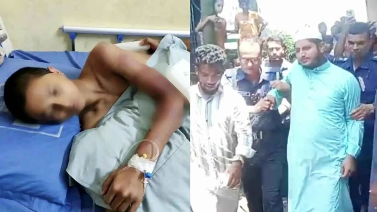 বেধড়ক মারধরে শিক্ষার্থী হাসপাতালে