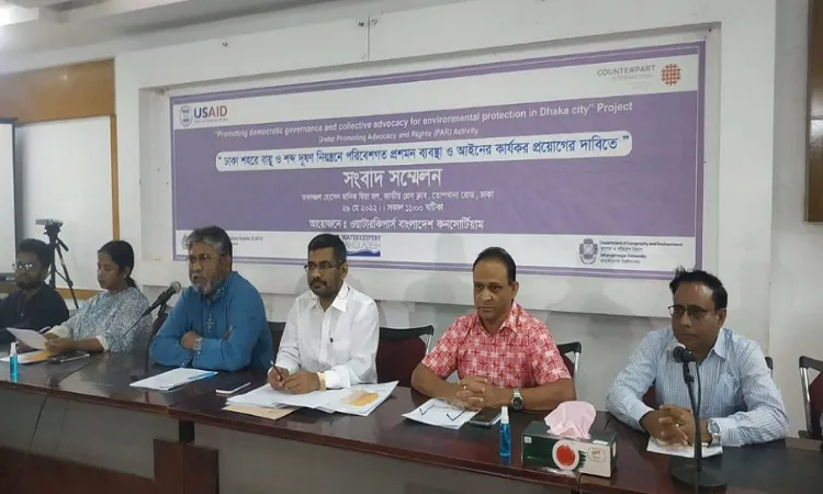 বায়ুদূষণে শীর্ষে শাহবাগ, শব্দদূষণে গুলশান
