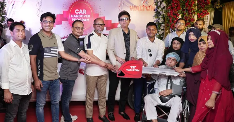 ওয়ালটন এসি কিনে জাপানি গাড়ি পেলেন না.গঞ্জের ব্যবসায়ী মাসুদ করিম