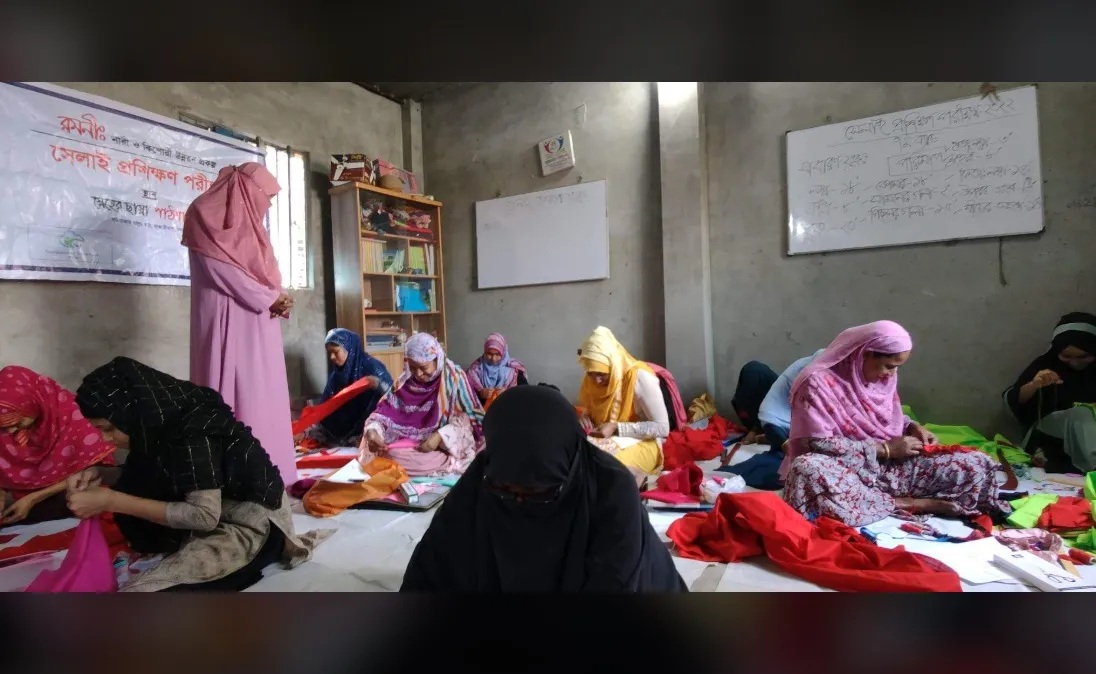 ‘৭ম ব্যাচের সেলাই প্রশিক্ষণ কোর্স সম্পন্ন’