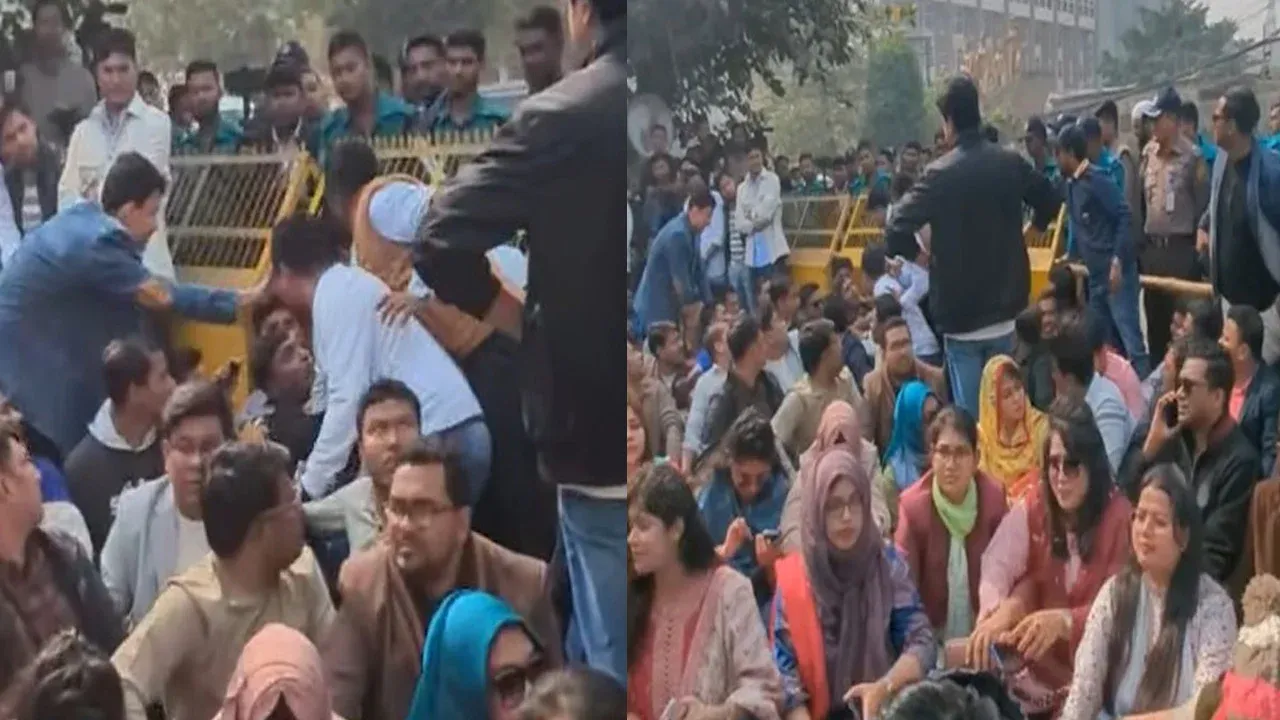 নির্বাচন কমিশন ভবন ঘেরাও করেছে ছাত্রদল