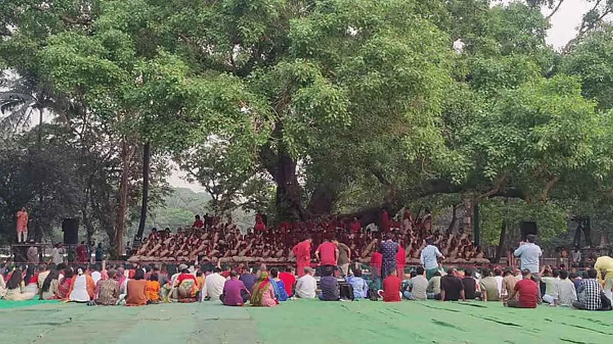 রমনার বটমূলে ছায়ানটের বর্ষবরণ অনুষ্ঠান