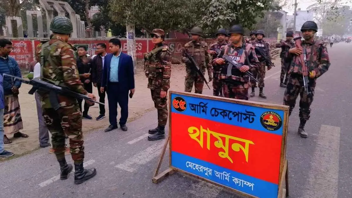 চুয়াডাঙ্গায় ১০ প্লাটুন বিজিবি মোতায়েন