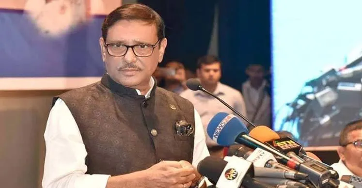 ষড়যন্ত্র আর লুটপাটের রূপরেখা চূড়ান্ত করেছে বিএনপি: ওবায়দুল কাদের