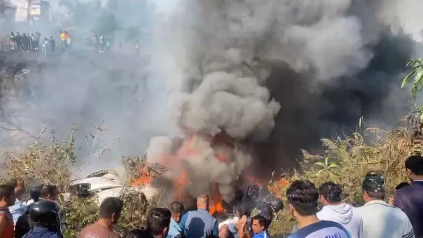 Plane crashes in Nepal with 72 people; 16 bodies recovered so far