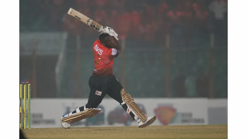 Russell blitz decisive in Comilla's win over Rangpur