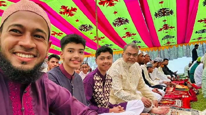 After a gruelling schedule, Bangladeshi cricketers celebrate Eid with family and friends