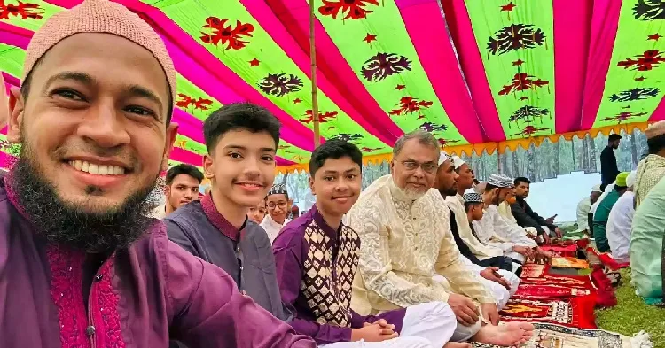 After a gruelling schedule, Bangladeshi cricketers celebrate Eid with family and friends