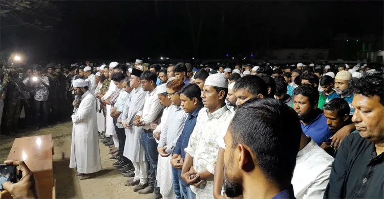 মাগুরায় আছিয়ার জানাযা সম্পন্ন, এলাকায় শোকের মাতম