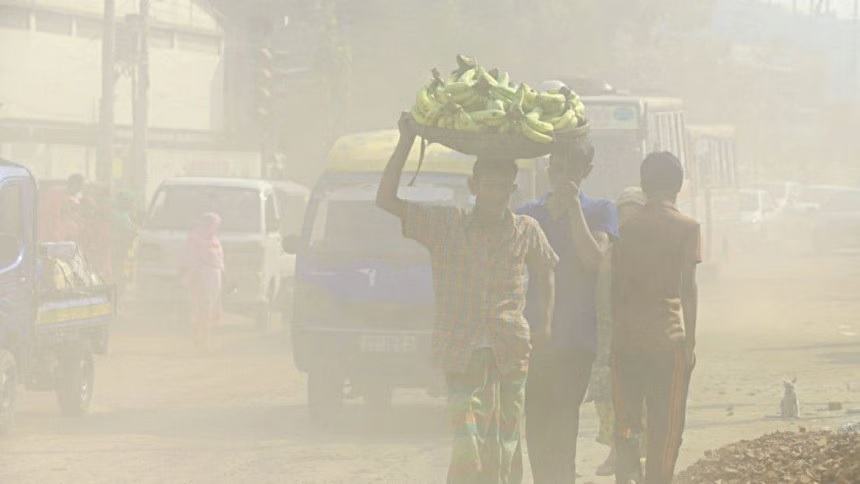 Dhaka air quality worst in world Monday morning