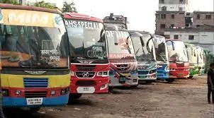 রাজশাহী থেকে ছেড়ে যাচ্ছে না গণপরিবহণ