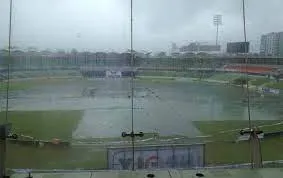 ঢাকা টেস্টের তৃতীয় দিনও বৃষ্টির কবলে