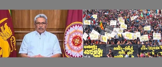 তীব্র বিক্ষোভের মুখে বাড়ি ছেড়ে পালালেন শ্রীলঙ্কার প্রেসিডেন্ট