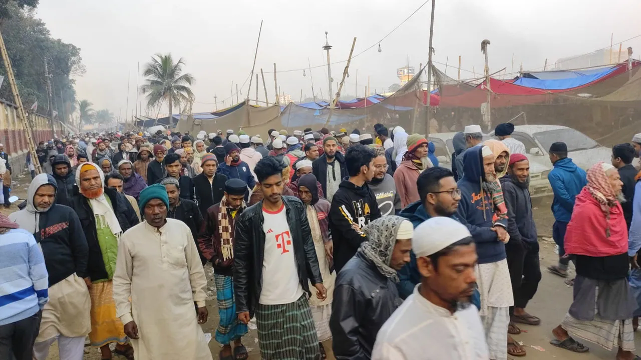 আম বয়ানে শুরু ইজতেমার দ্বিতীয় পর্ব