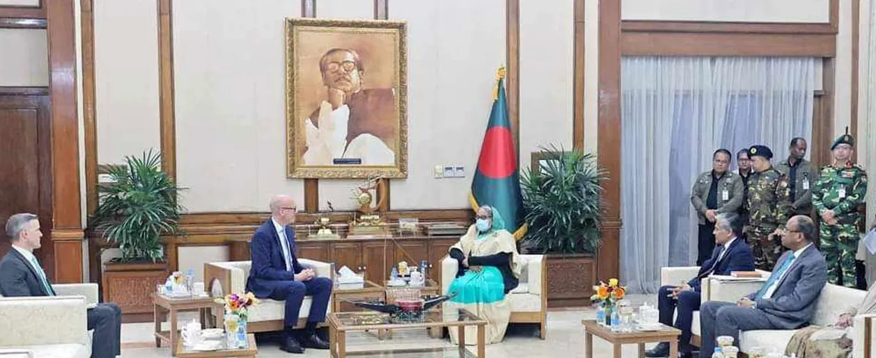 প্রধানমন্ত্রীর সঙ্গে ইইউ রাষ্ট্রদূতের সৌজন্য সাক্ষাৎ