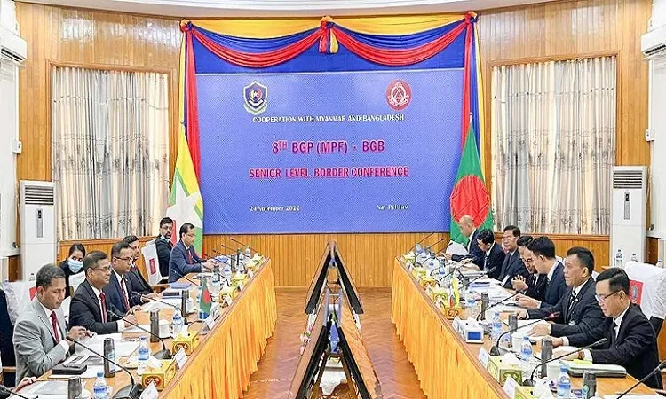 8th border conference begins in Myanmar