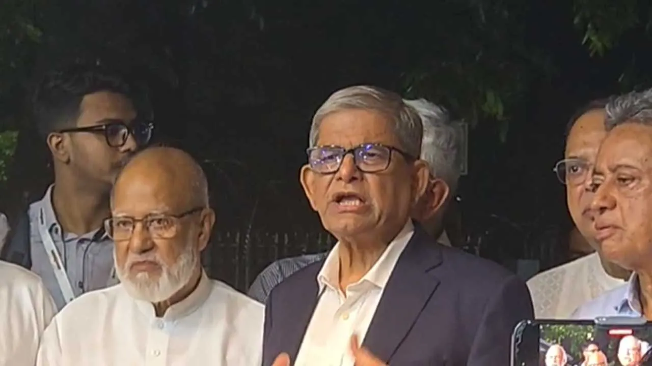 ফেব্রুয়ারির প্রথমার্ধে নির্বাচন হবে বলে প্রধান উপদেষ্টা আশ্বস্ত করেছেন : মির্জা ফখরুল