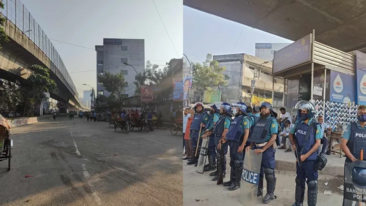 ফাঁকা যাত্রাবাড়ী, ছাড়ছে না দূরপাল্লার বাসও