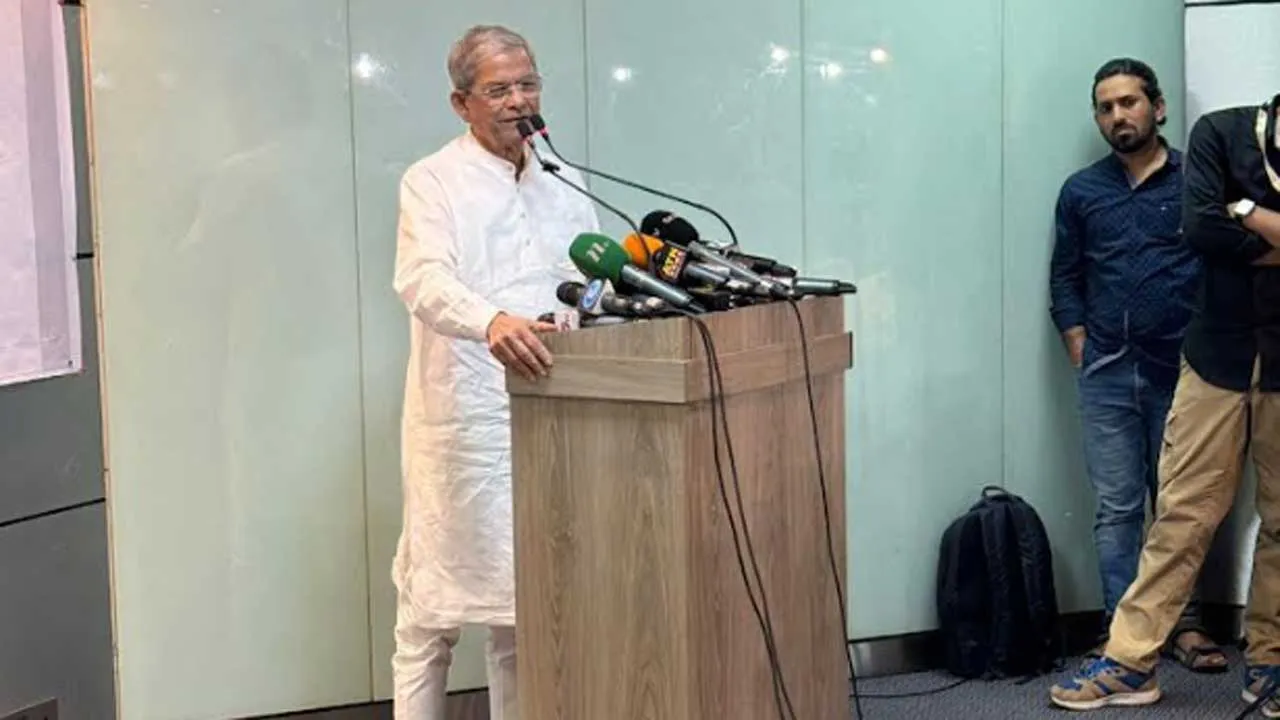 কোনো রাজনৈতিক দল নিষিদ্ধের পক্ষে নয় বিএনপি : মির্জা ফখরুল