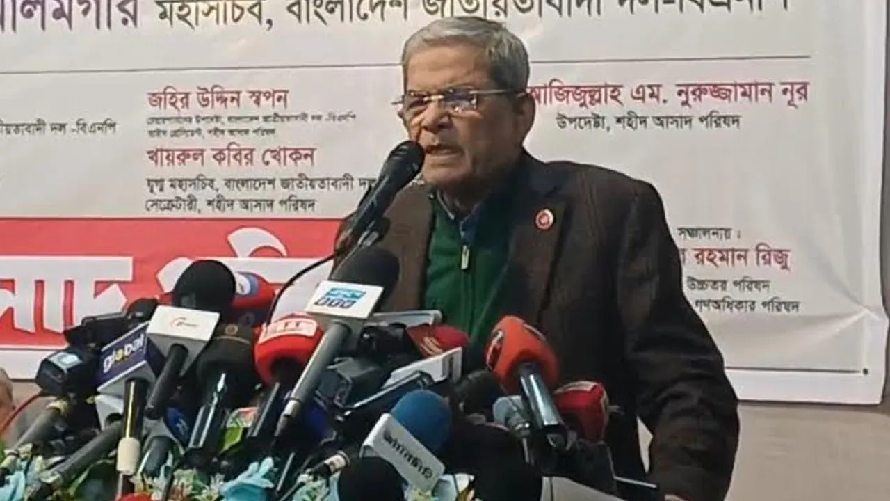 দ্রুত নির্বাচনের কথা বললে আমার অনেক সমালোচনা হয় : ফখরুল