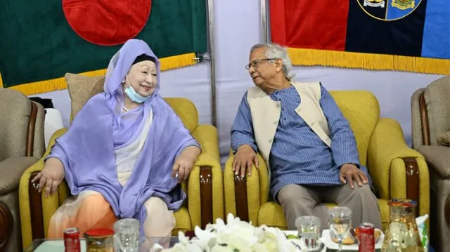 খালেদা জিয়া-প্রধান উপদেষ্টার সেনাকুঞ্জে আলাপ