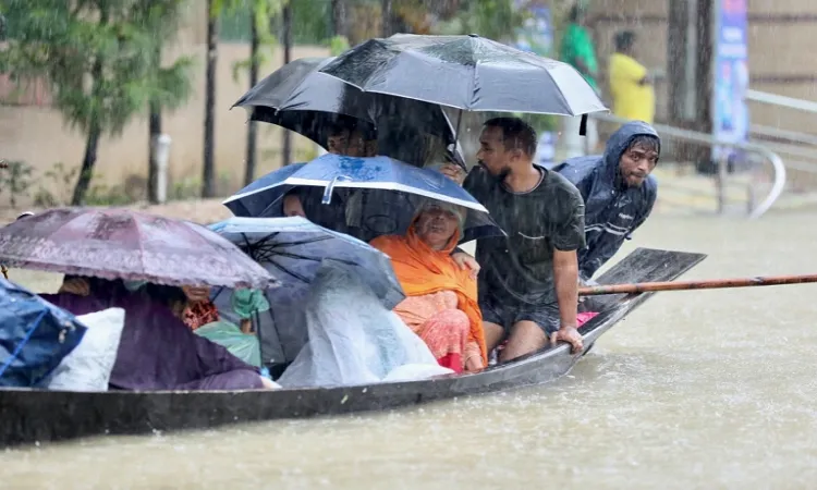 41 dead in floods: millions stranded