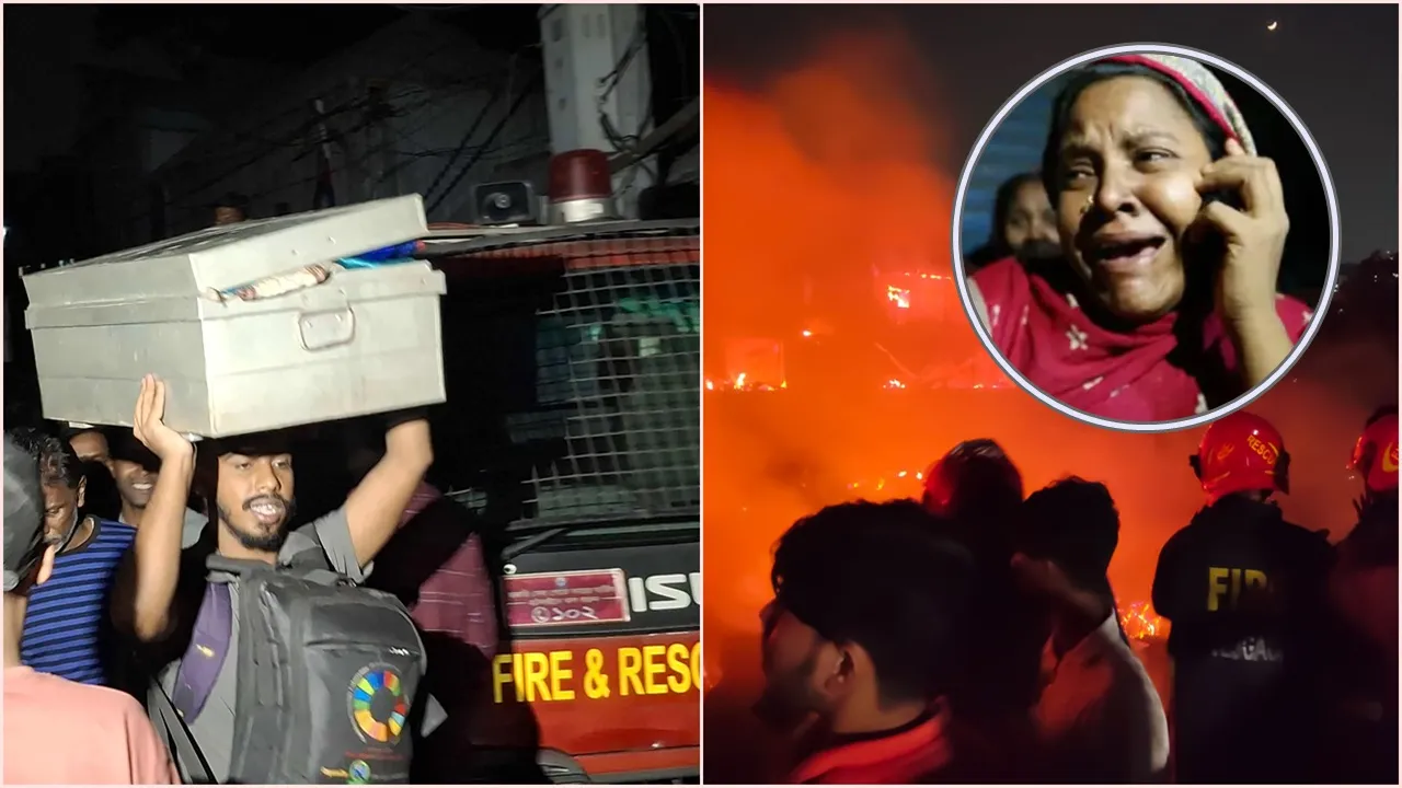 আগুনে সব শেষ হয়ে গেল