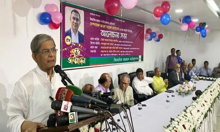 সব অন্যায়ের জবাব দিতে হবে : মির্জা ফখরুল
