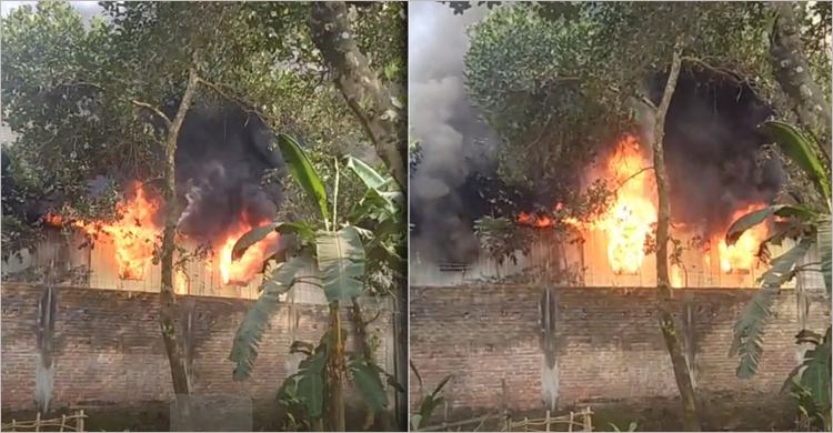 গাজীপুরে কারখানায় আগুন