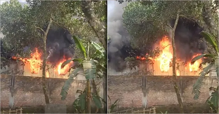 গাজীপুরে কারখানায় আগুন