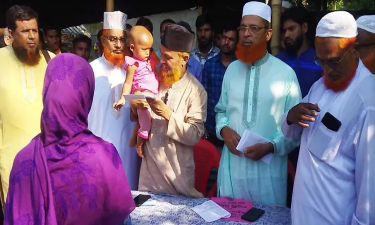 গাইবান্ধায় বজ্রপাতে মৃত ৫ জনের পরিবারকে জামায়াতের সহায়তা
