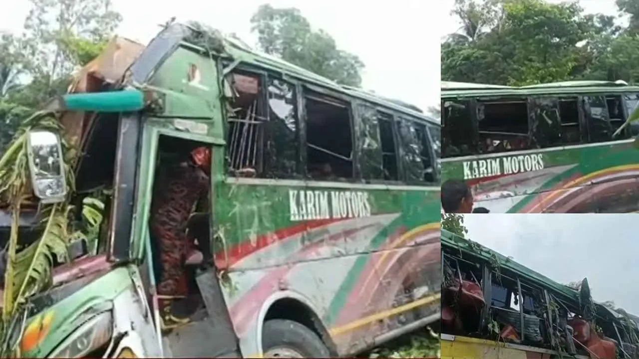 গোপালগঞ্জে নিয়ন্ত্রণ হারিয়ে খালে বাস, নিহত ৩