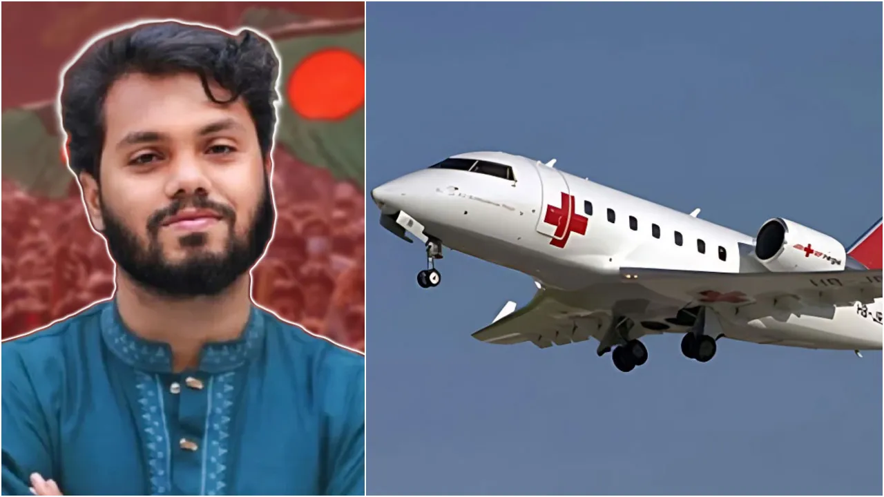 সিঙ্গাপুরের উদ্দেশে ঢাকা ছাড়লেন হাদি