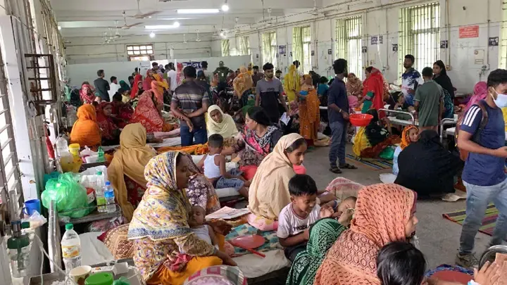 ভয়াবহ হাম প্রাদুর্ভাবে বাংলাদেশ