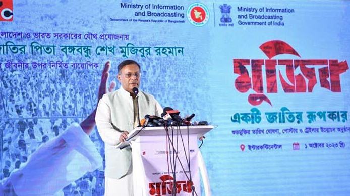 ‘Mujib-The Making of a Nation’ to hit theatres on Oct 13: Hasan