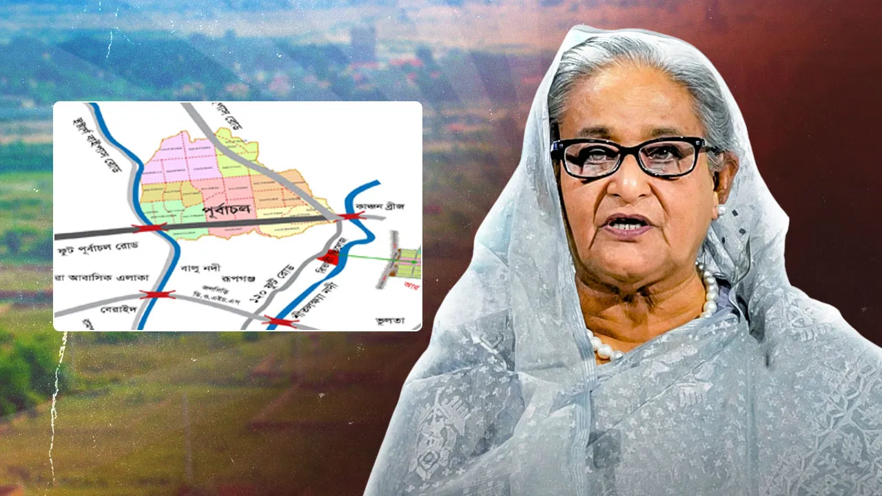 Hasina sentenced to 21-year jail in 3 plot scam cases