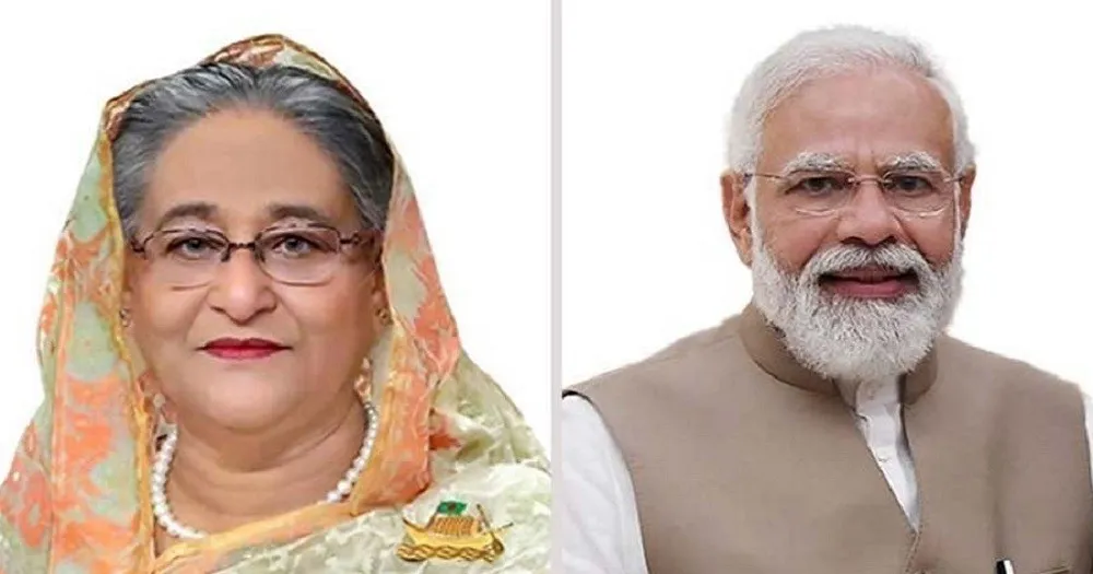 শেখ হাসিনার নেতৃত্বের প্রশংসা নরেন্দ্র মোদির