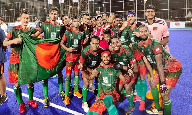 হকিতে টানা চতুর্থবার চ্যাম্পিয়ন বাংলাদেশ