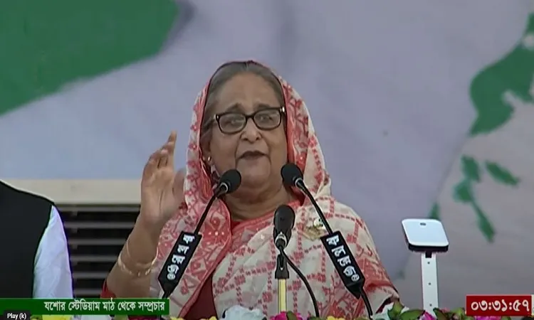 রক্ত ও হত্যা ছাড়া বিএনপি কিছু দিতে পারেনি : প্রধানমন্ত্রী