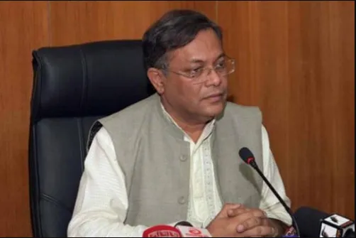 নির্বাচনকে ভয় পায় বিএনপি :  হাছান মাহমুদ