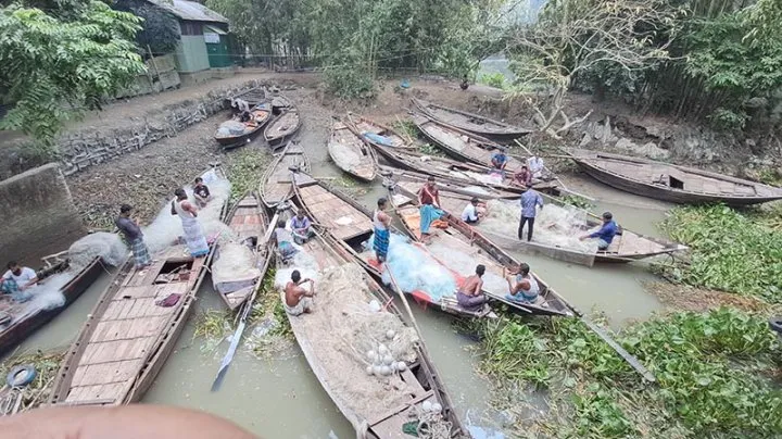 কাটছে নিষেধাজ্ঞা, ইলিশ ধরতে প্রস্তুত জেলেরা
