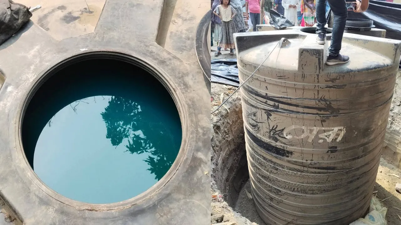 নাটোরে মাটির নিচে লুকানো ছিল ১০ হাজার লিটার জ্বালানি তেল