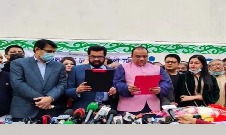 চলচ্চিত্রের উন্নয়নে কাঞ্চনকে সাথে নিলেন আলমগীর
