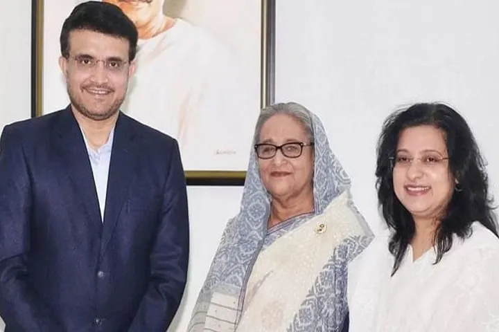 শেখ হাসিনার প্রশংসায় পঞ্চমুখ সৌরভ গাঙ্গুলী