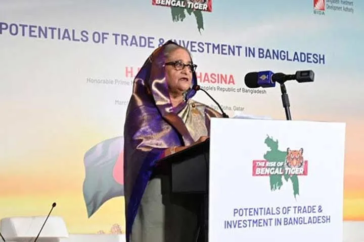 বাংলাদেশ-কাতার বিজনেস ফোরাম গঠনে প্রধানমন্ত্রীর আহ্বান