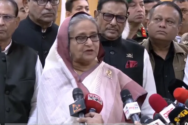 নির্বাচন বানচাল করতে চাইলে পরিণতি ভালো হবে না : প্রধানমন্ত্রী