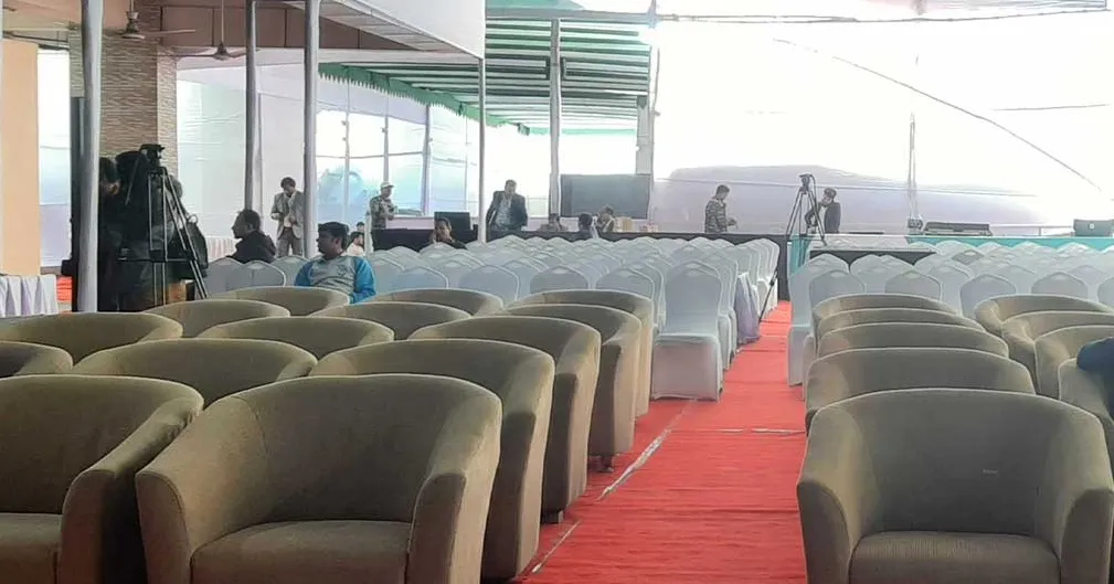 কাল ভোট, ফল ঘোষণার মঞ্চ প্রস্তুত