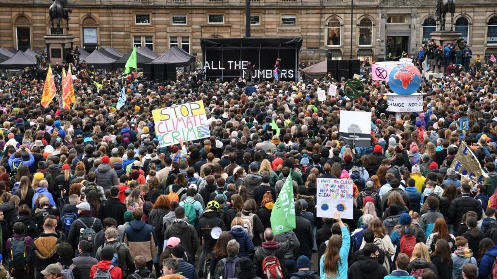 Protesters call for climate action in worldwide rally