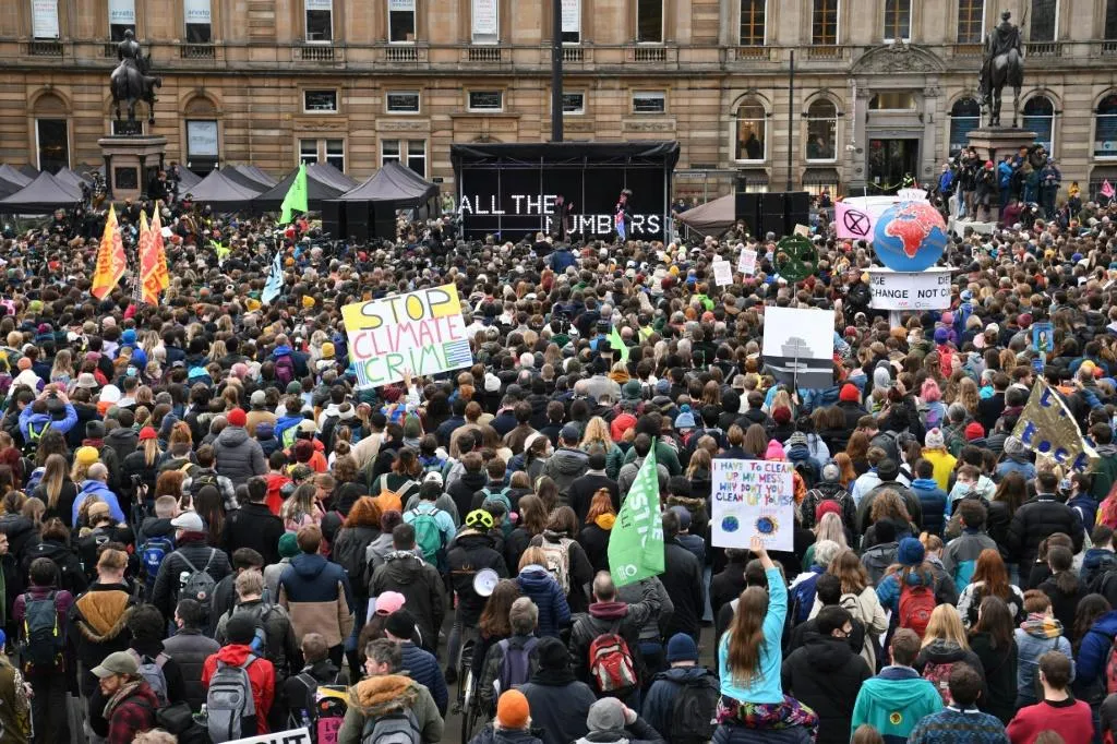 Protesters call for climate action in worldwide rally