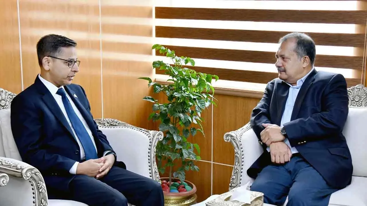 তথ্যমন্ত্রীর সাথে ভারতীয় হাইকমিশনারের সাক্ষাৎ